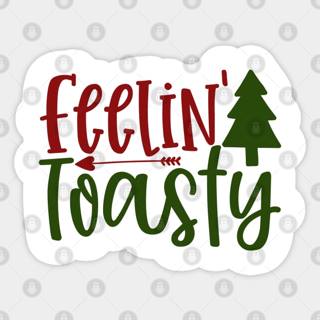 Feelin Toasty Sticker by Pixel Poetry